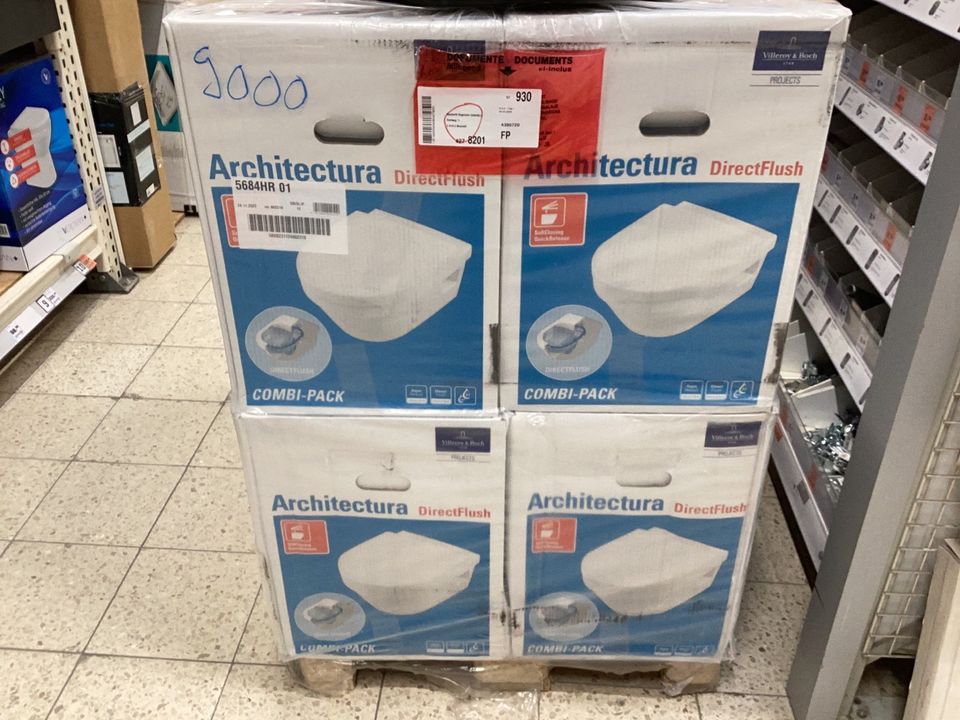 Villeroy & Boch Wand-WC-Set Architectura Tiefspüler Weiß in Neustadt