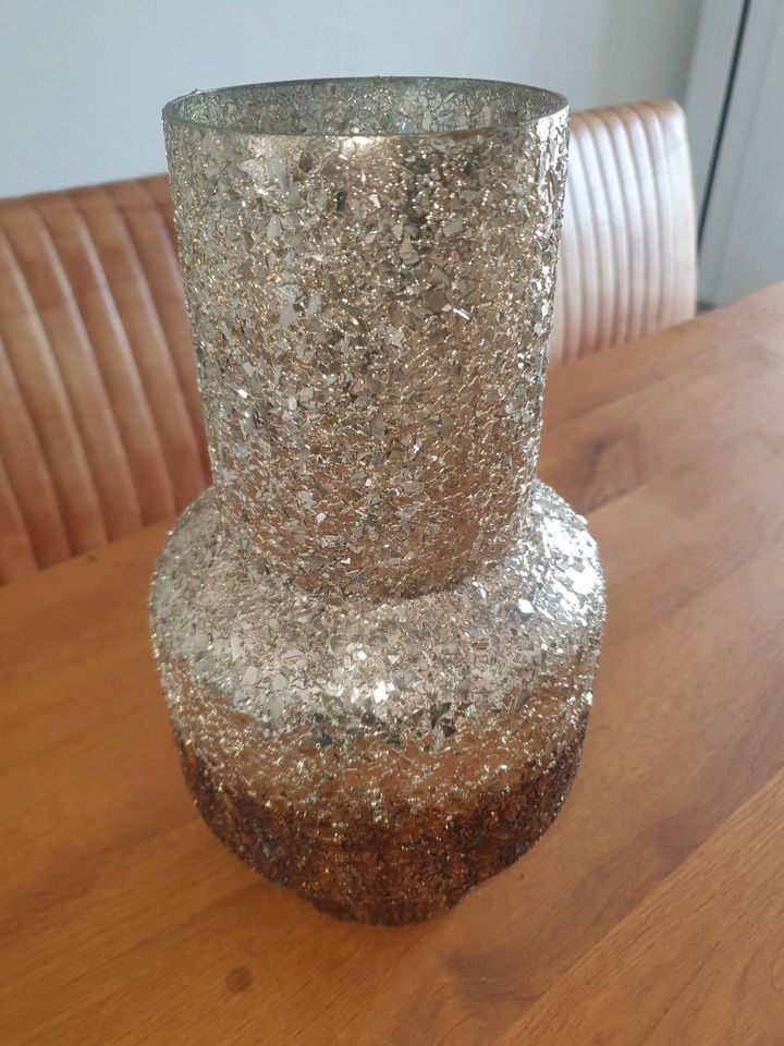 Vase Windlicht Gold Bronze XL in Piesport