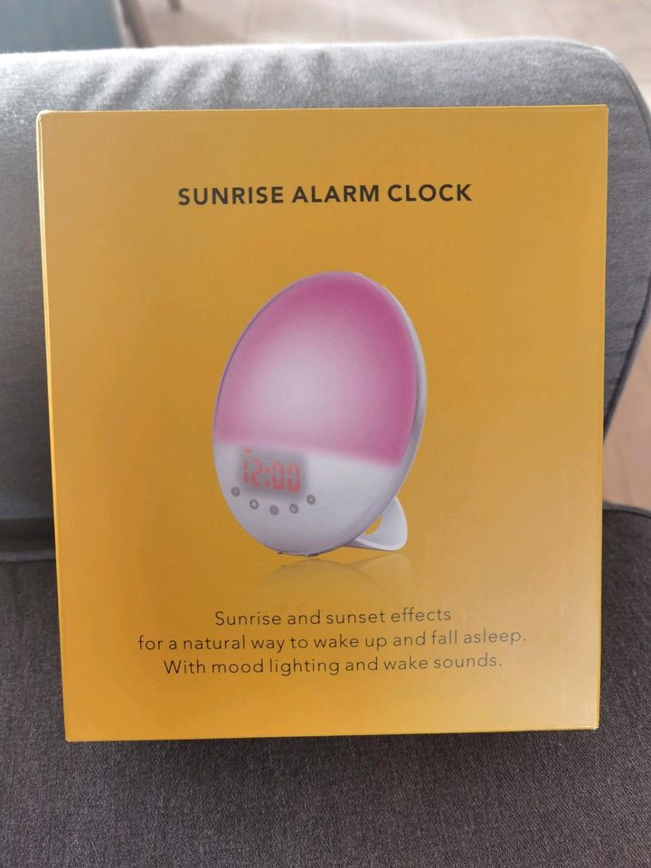 Wake up Light Sunrise Alarm Clock Wecker Lichtwecker in Pfaffing