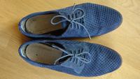 Schuhe, Halbschuhe, Velour-Leder, Leder, blau, Kiomi, 38 Pankow - Weissensee Vorschau