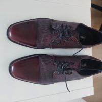 Asos Derby Schuhe - Größe 44,5 (UK 10) - Bordeaux mit Teilstruktu Nordrhein-Westfalen - Herten Vorschau