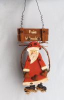 Weihnachtsmann Türschild " Frohe Weihnachten " Holz ~ NEU Baden-Württemberg - Freiburg im Breisgau Vorschau