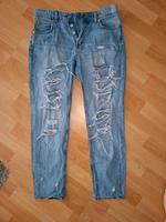 Hellblaue Ripped Boyfriend-Jeans von Denim Frankfurt am Main - Bergen-Enkheim Vorschau