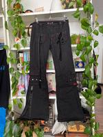 Mercy Gothic Lowwaist Schlaghose Punk y2k coquette emp vintage Mecklenburg-Vorpommern - Greifswald Vorschau