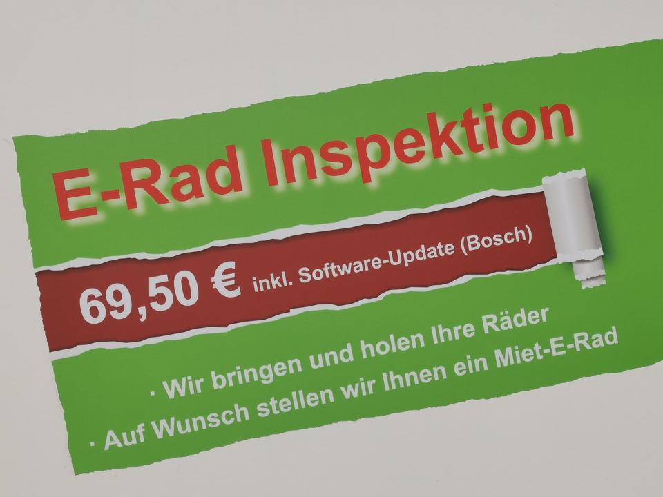 E-Rad Inspektion, E-Bike Inspektion, Bosch, inkl. Software-Update in Esens