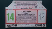 Originalticket Bundesliga 1. FC Köln - Bayern München 29.03.1980 Nordrhein-Westfalen - Neuss Vorschau