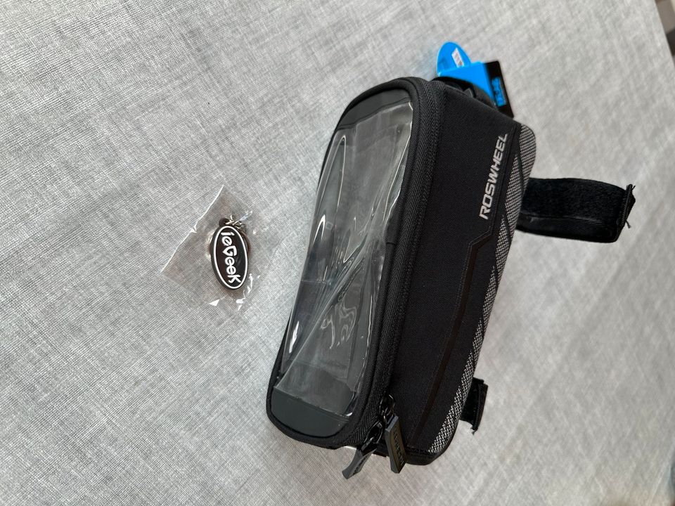 Frame Bag lenkertasche Rahmentasche Fahrradtasche mit Handy-Platz