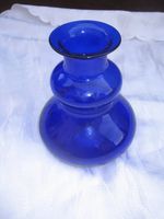 Derenburg Harz Kristall Vase  blau / Brigitte Höfs - 70er - DDR Sachsen-Anhalt - Weißenfels Vorschau