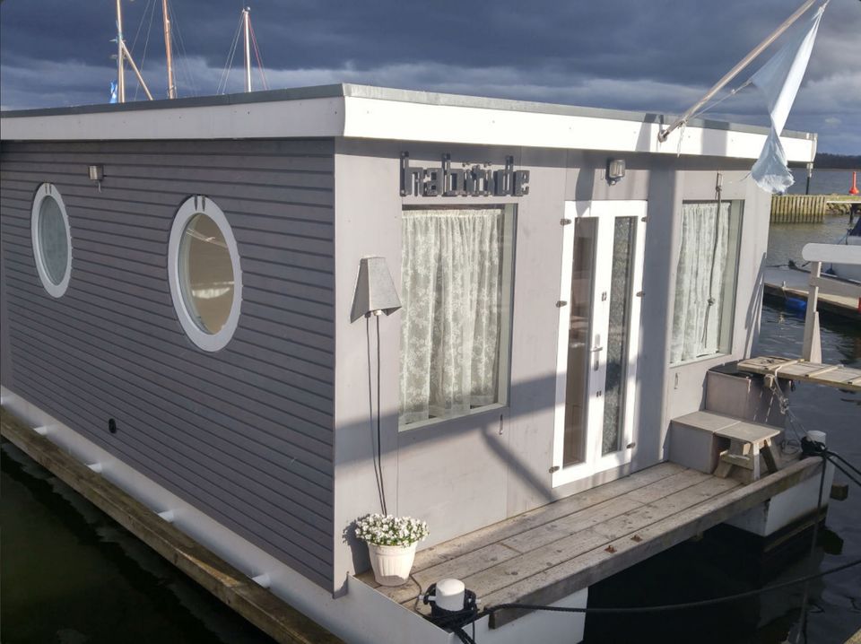 Natur-Urlaub unikates Eco-Hausboot HABITIDE OstseeFjord Schlei in Schleswig
