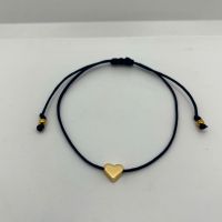 Handgemachtes Armband mit Goldenem Herz Nachtblau Baden-Württemberg - Östringen Vorschau