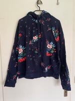 Pullover Hoodie dunkelblau Blumen H&M Gr. M Sachsen - Freiberg Vorschau