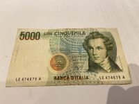 Sammlerstück alte Banknote Italien 5.000 Lire 1985 Sachsen - Auerbach (Vogtland) Vorschau