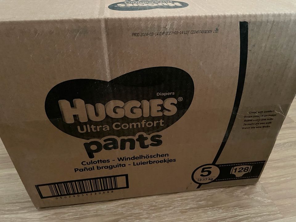 Huggies Pants 5 128Stück Karton ungeöffnet in Kirchlinteln