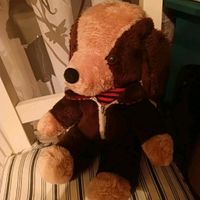 Anker-Teddy Hund mit Schlappohren Vintage 70erJahre Niedersachsen - Bad Essen Vorschau