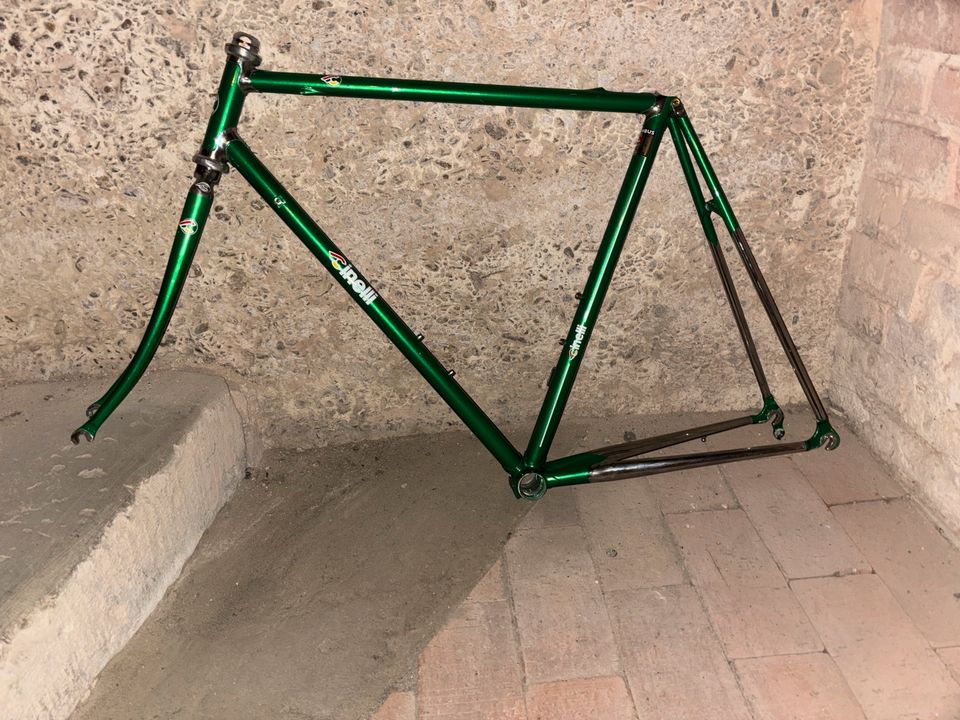 Cinelli Supercorsa Pista Grüner Jaguar Rennrad Rahmen in Stuttgart