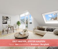 Anfragestopp: MIETEN MIT KAUFOPTION: Bremen Borgfeld | Sanierte 4-Zimmer Maisonette-Wohnung in attraktiver Lage Bremen - Borgfeld Vorschau