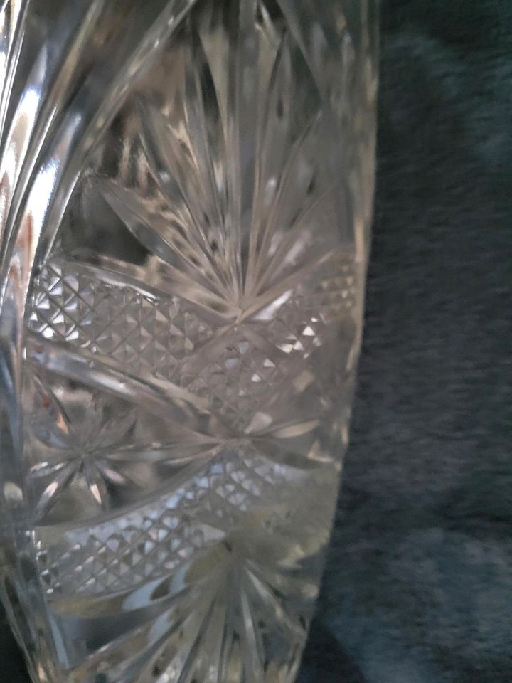 Vintage Große Glasvase Bleikristall Vase 60/70iger in Balingen