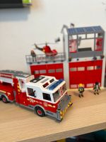 Feuerwehrzentrale Feuerwehr Auto Hubschrauber von Playmobil Nordrhein-Westfalen - Altenbeken Vorschau