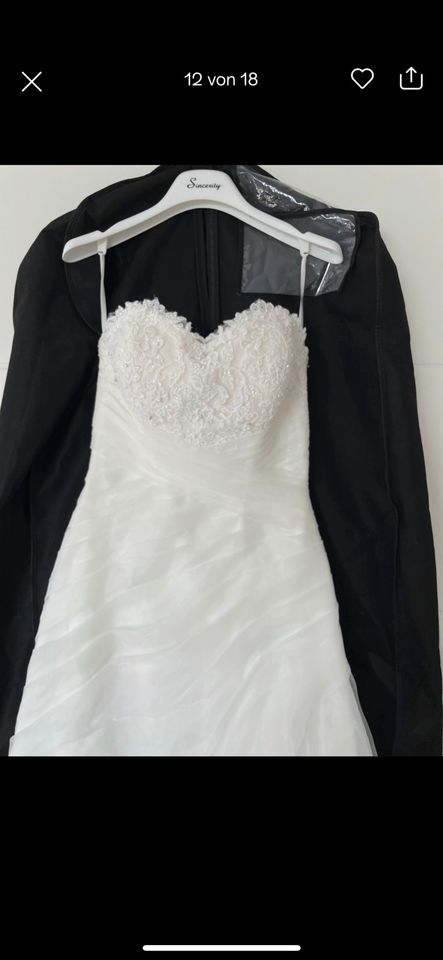 Brautkleid Hochzeit Gr. M 38 in Trittau