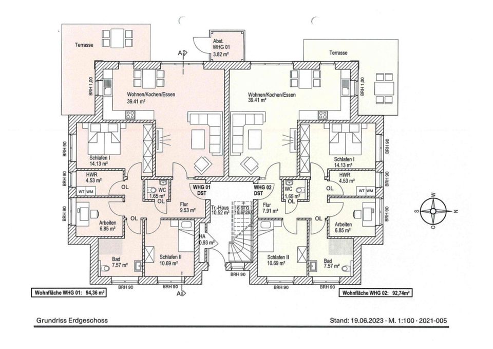 NEUBAU!! 4- Zimmer Eigentumswohnung im Erdgeschoss (Nr. 1) gute Wohnlage von Diepholz! in Diepholz