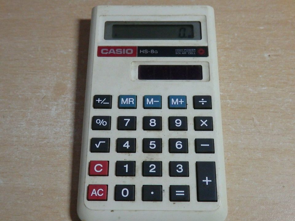 Casio Taschenrechner HS-8G mit Solar Cell in Rosenheim