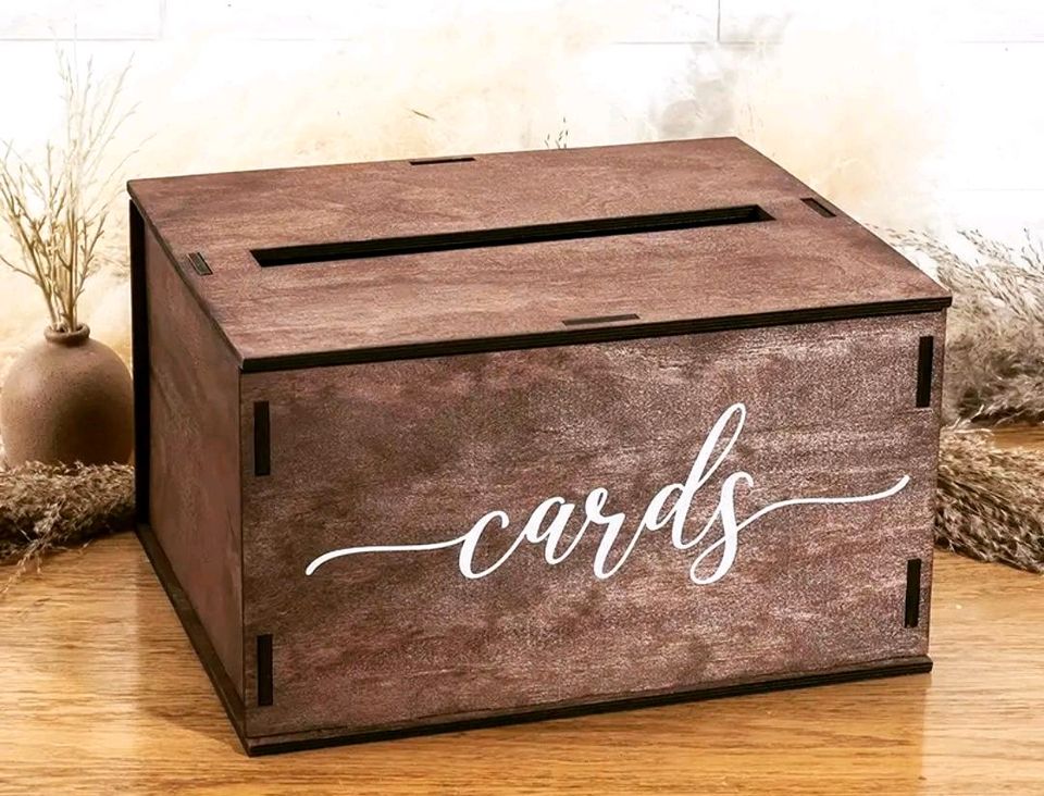 Verleih, Wunderschöne Holz Kartenbox für Hochzeite in Detmold
