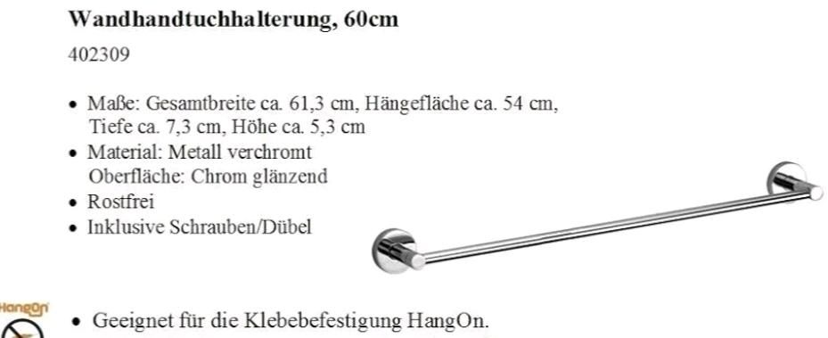 Handtuchhalter in Leimen