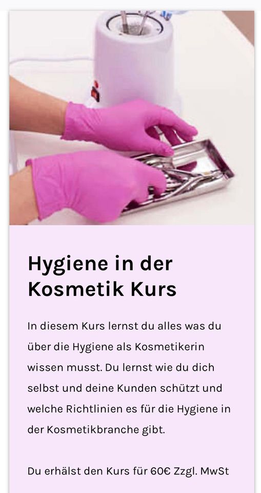 Kosmetik Schulungen in Gelsenkirchen