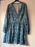 Zara Kleid blau weiß Sachsen - Naunhof Vorschau