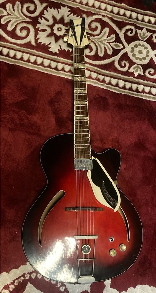 Hopf Jazz Gitarre Archtop Vintage mit Hopf Spezial Pickup Rarität in Au