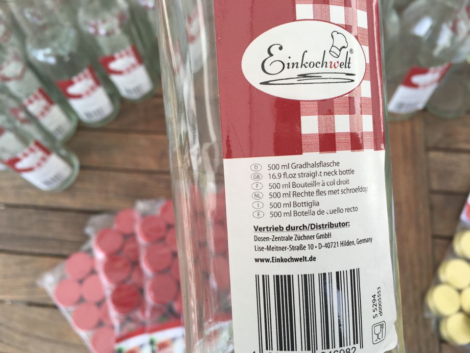 Einmachzeit ! 500/350/ 250ml Saft-/Likör-/Sirupflaschen in Hasenkrug bei Brokstedt