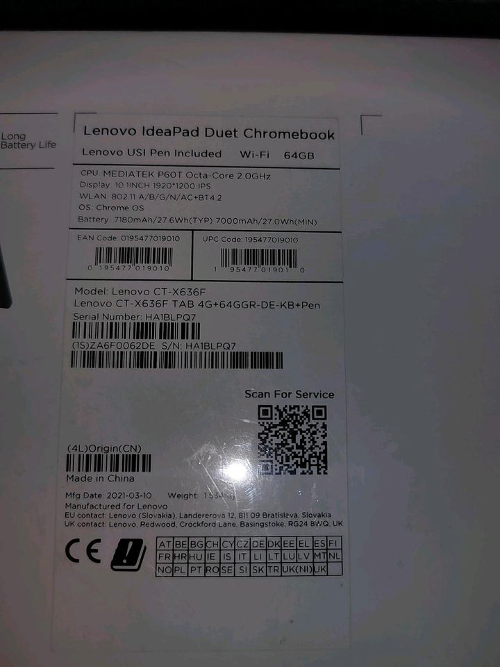 Lenovo Ct-636-F TAB in Bergheim