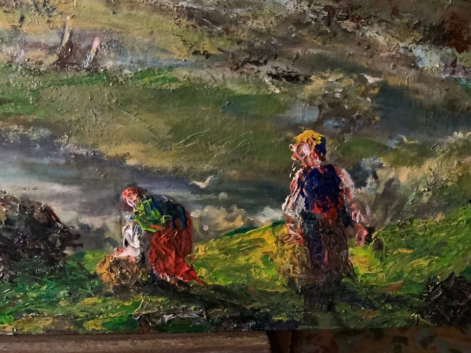 W.H. UNGER ÖLGEMÄLDE WALCHENSEE ÖL AUF PLATTE 100x61cm - Versand kostenlos - Wir sind für Sie da lokal in 86830 Schwabmünchen oder online ARTHOME24 in Schwabmünchen