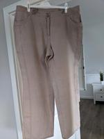 Gerry Weber Leinenhose Leinen Hose beige Größe 52 Dithmarschen - Heide Vorschau