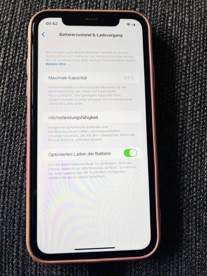 ❤️❤️❤️ Apple iPhone 11 schwarz ohne Sim Lock+NEU Cover pink 83% in Rostock