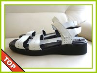 Romika robuste Riemchen-Sandalen Echtleder Weiß/Schwarz Gr.39 ✅ Nordrhein-Westfalen - Bocholt Vorschau