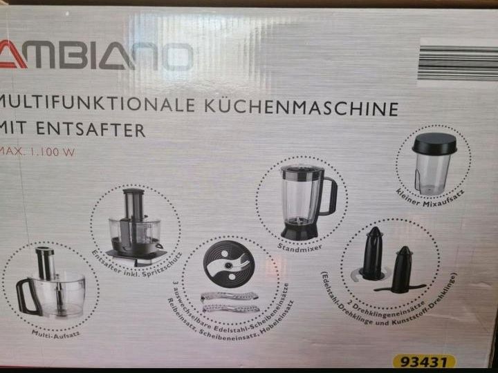 Multifunktionale Küchenmaschine Ambiano Aldi in Mudersbach