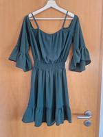 H&M Cold-Shoulder-Kleid dunkelgrün Gr. 34 Sachsen - Borna Vorschau