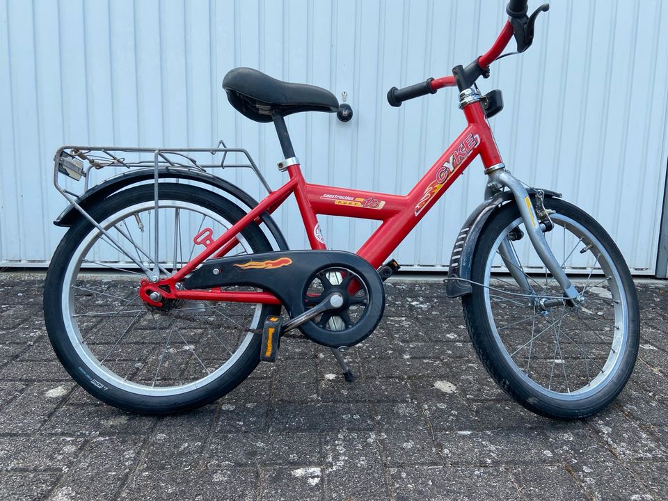 Puky  18 Zoll Kinderfahrrad Rot in Weisweil