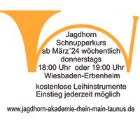 Jagdhorn Schnupperkurs_ab März in  Wiesbaden Rheinland-Pfalz - Mainz Vorschau