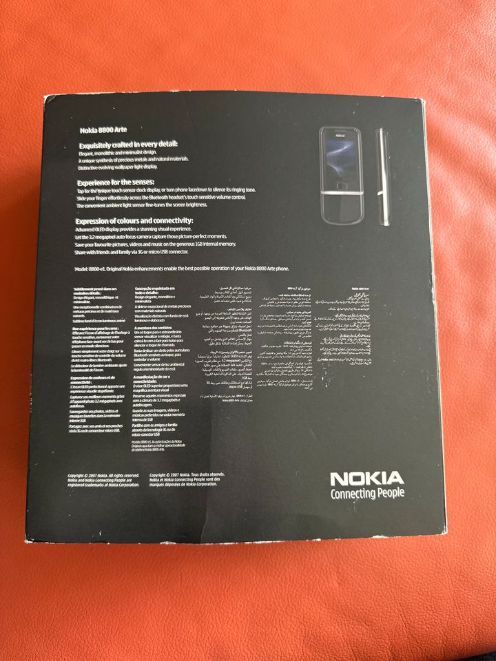 Nokia 8800 ARTE Black mit OVP. in Kassel