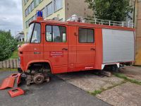 Feuerwehr Mercedes 608 D ohne Motor als Ersatzteilspender Sachsen - Lengenfeld Vogtland Vorschau