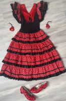 Kostüm Spanische Flamenco Tänzerin inkl. Schuhe Sachsen - Ehrenfriedersdorf Vorschau