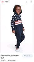 Jumpsuit Sweatshirt all-in-one H&M USA Flagge 122 128 Amerika Nordrhein-Westfalen - Kreuzau Vorschau