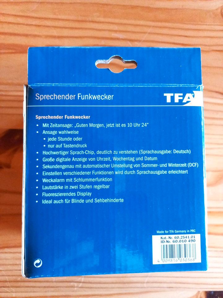 Funkwecker Wecker Sprechender Wecker in Sontra