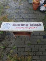 Bünting Tabak Glasschild antik Niedersachsen - Oldenburg Vorschau
