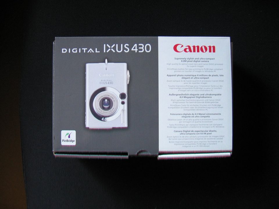 Canon IXUS 430 Digitalkamera, Kamera defekt an Bastler in Emmingen-Liptingen