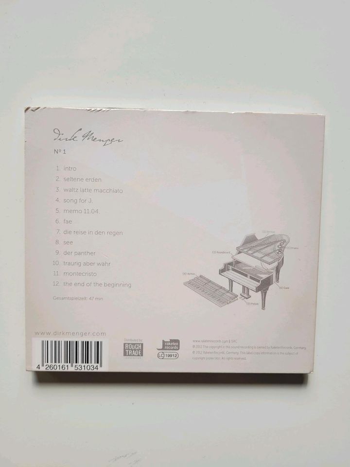 Dirk Menger CD No 1, Klaviermusik, klassik in München