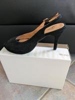 Venturini Peeptoe-Pumps schwarz, Größe 37 Bayern - Bobingen Vorschau
