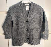 Zara Strickjacke Cardigan grau mit Wolle Gr. 110 Top Bayern - Haibach Unterfr. Vorschau